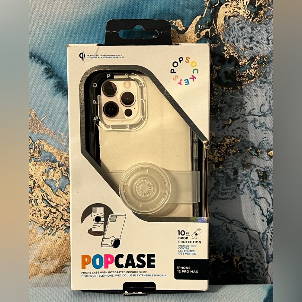 NWT Popsocket PopCase x PopGrip iPhone 12 Pro Max case